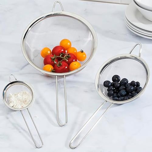 Classic Cuisinart, Mesh Strainers, Stainless Steel Mesh Strainers Essentials