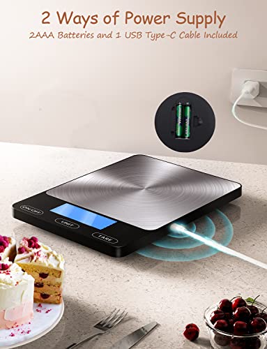 Smart Home Food Scale -33lb Digital Kitchen Scale for for Daily Use
