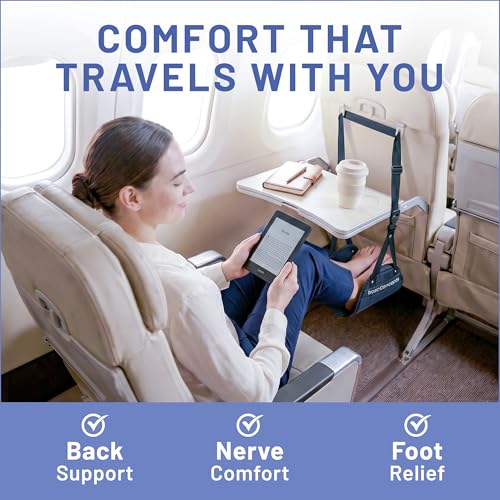 BASIC CONCEPTS Airplane Foot Hammock for Plane Travel