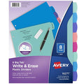 Classic Avery Write & Erase Dividers for 3 Ring Binders, Set